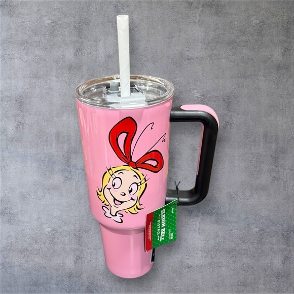 40 ounce Dr Seuss Tumbler with Cindy Lou Who Design - NWT - Picture 1 of 5